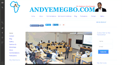 Desktop Screenshot of andyemegbo.com